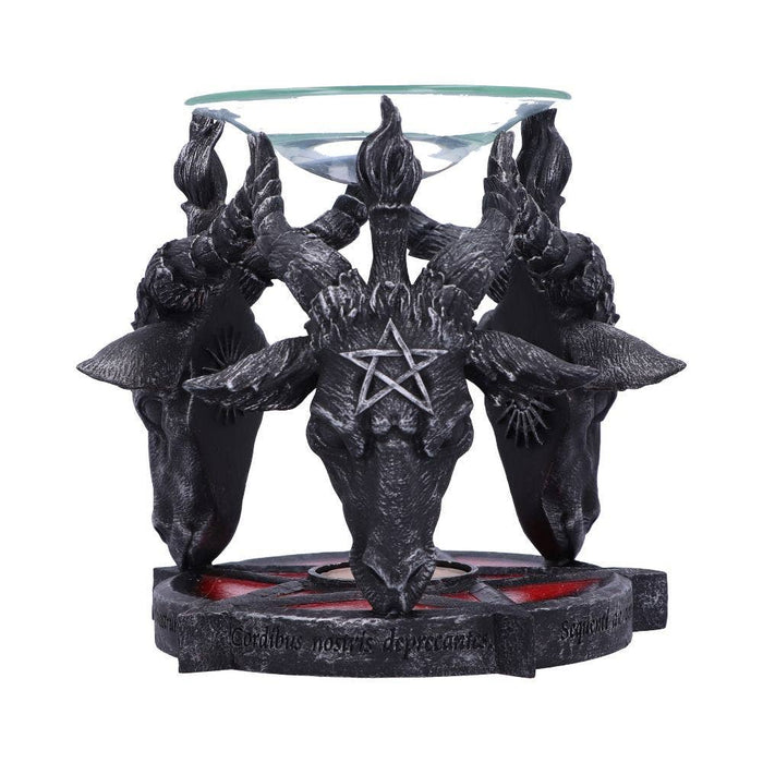 Baphomet Oil Burner 13.5cm - Dusty Rose Essentials