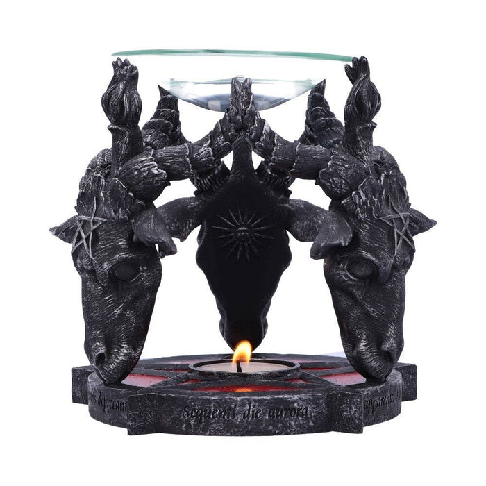 Baphomet Oil Burner 13.5cm - Dusty Rose Essentials