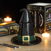 Black Witch Hat Oil Burner PRE-ORDER - Dusty Rose Essentials