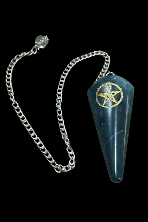 Bloodstone Pentacle Pendulum - Dusty Rose Essentials