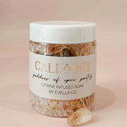 CALLIOPE | Goddess of Epic Poetry | Citrine Crystal Infused Bath Soak - Dusty Rose Essentials