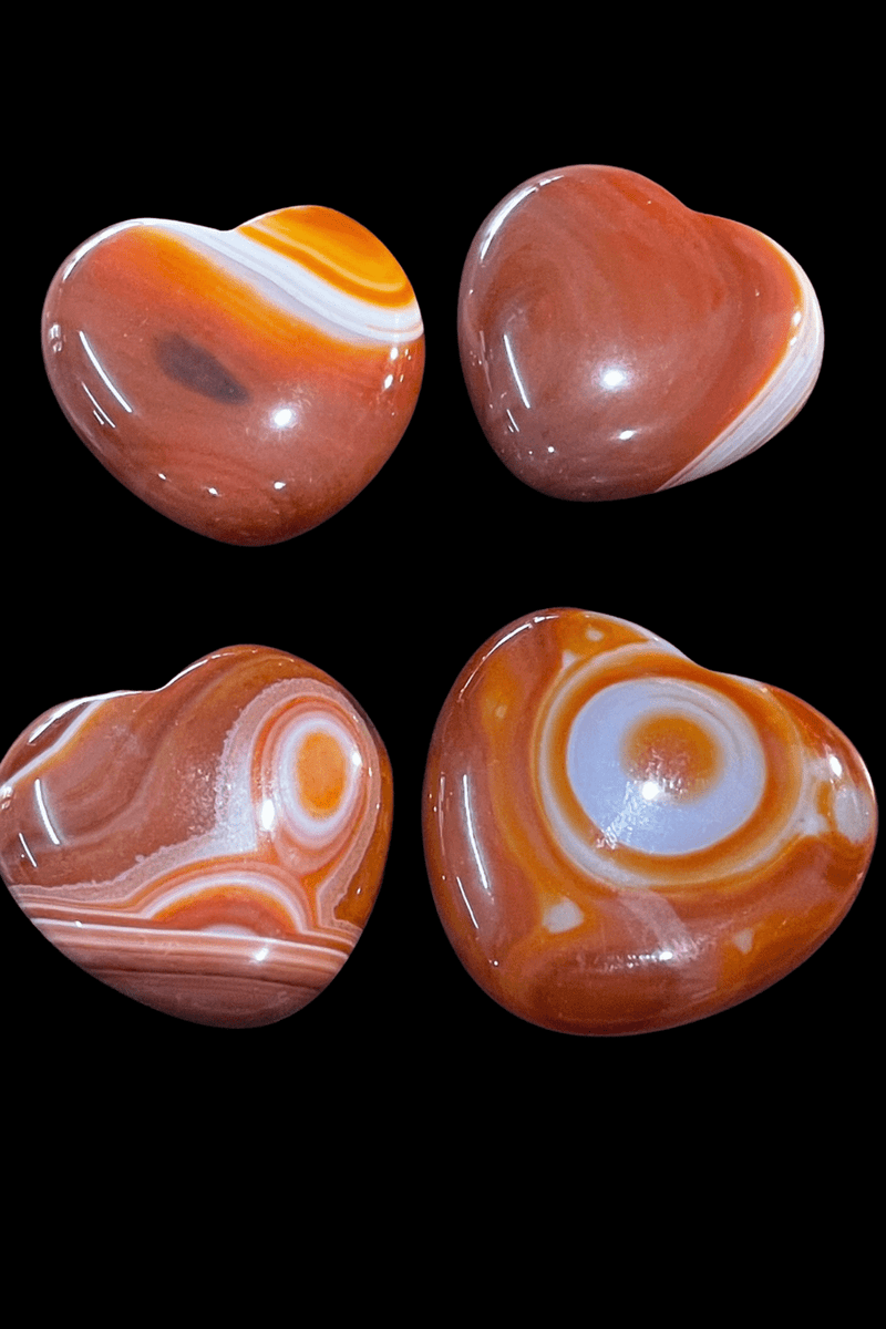 Carnelian Heart - Dusty Rose Essentials