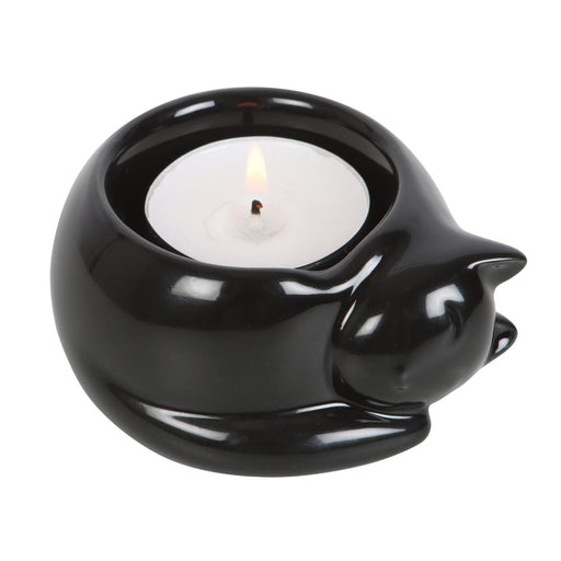 Cat Tealight Candle Holder - Dusty Rose Essentials