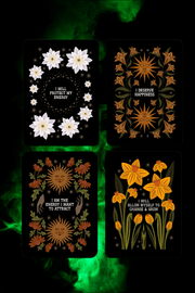 Celestial Flora Affirmations Deck - Dusty Rose Essentials