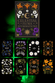 Celestial Flora Affirmations Deck - Dusty Rose Essentials