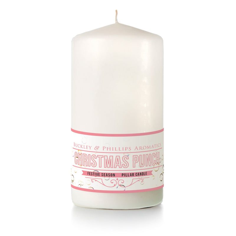 Christmas Punch Pillar Candle - Dusty Rose Essentials