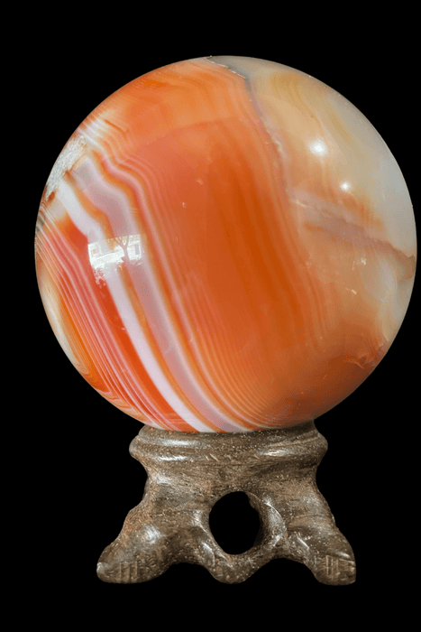 CLEARANCE Carnelian Sphere approx. 549 grams - Dusty Rose Essentials