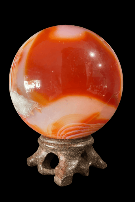 CLEARANCE Carnelian Sphere approx. 549 grams - Dusty Rose Essentials