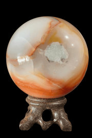 CLEARANCE Carnelian Sphere approx. 549 grams - Dusty Rose Essentials