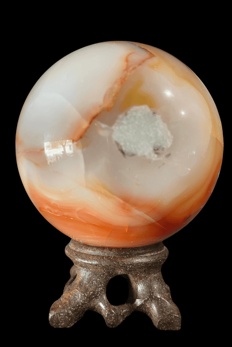 CLEARANCE Carnelian Sphere approx. 549 grams - Dusty Rose Essentials