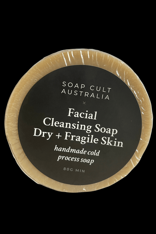 CLEARANCE Facial Cleansing Soap - Dry & Fragile Skin 80 grams - Dusty Rose Essentials