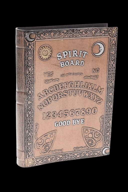 CLEARANCE LEATHER JOURNAL - Spirit Board Print 12cm x 17cm - Dusty Rose Essentials