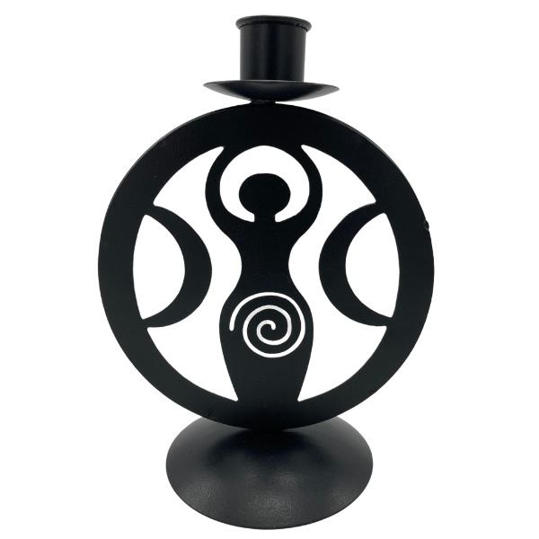 CLEARANCE Metal Goddess Candle Holder - Dusty Rose Essentials