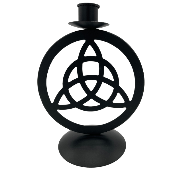 CLEARANCE Metal Triquetra Candle Holder - Dusty Rose Essentials