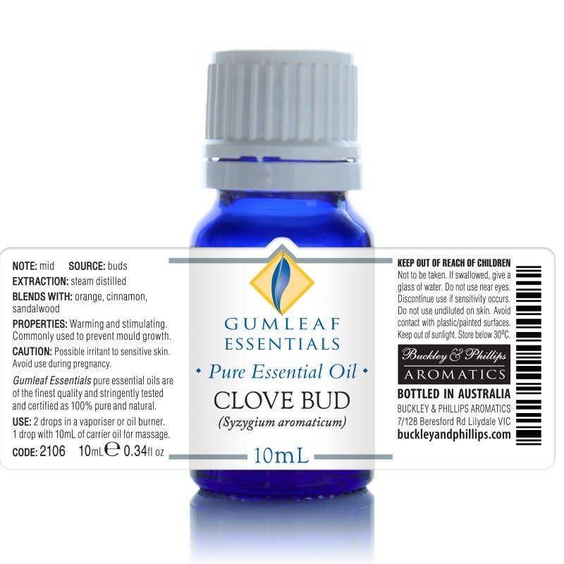Clove Bud Essential Oil 10ml - Dusty Rose Essentials