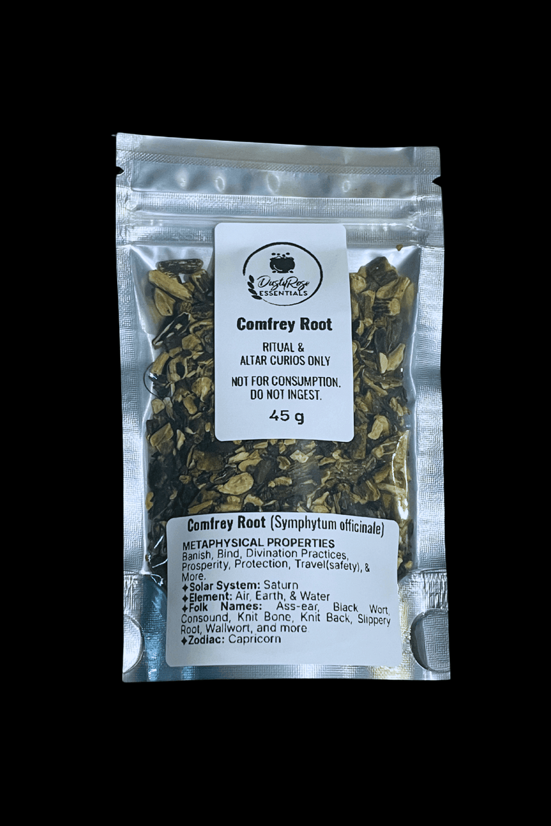 Comfrey Root 45 or 100 Grams - Dusty Rose Essentials