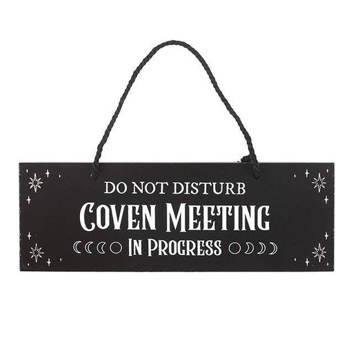 Coven Meeting in Progress Hanging Sign PRE-ORDER - Dusty Rose Essentials
