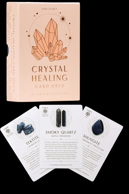 Crystal Healing Card Deck - Dusty Rose Essentials