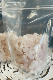 Crystal Large Chips ~ Rose Quartz 500 Grams - Dusty Rose Essentials