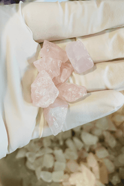 Crystal Large Chips ~ Rose Quartz 500 Grams - Dusty Rose Essentials