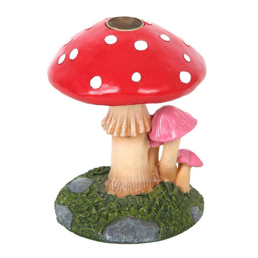 Dark Forest Mushroom Backflow Incense Burner - Dusty Rose Essentials