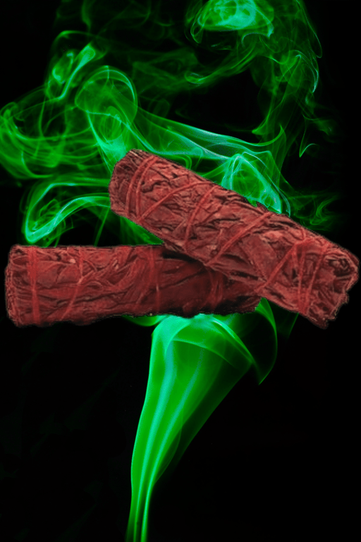 Dragon's Blood White Sage Smudge Stick - Dusty Rose Essentials