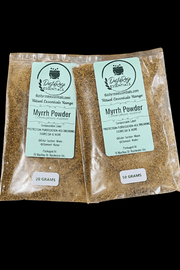 DRE Ritual Essentials Range: Myrrh Resin POWDER (compostable label) - Dusty Rose Essentials