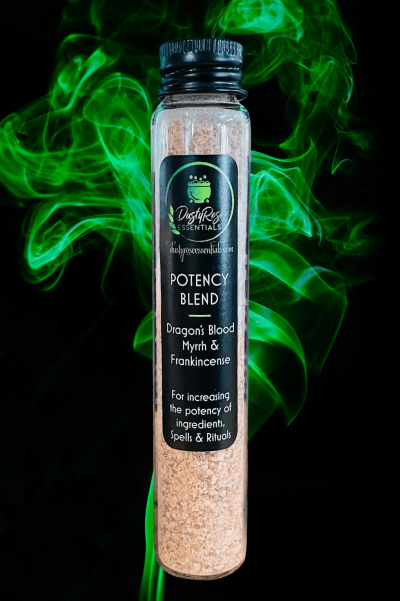 DRE Ritual Essentials Range: Potency Ritual Incense Blend - Dusty Rose Essentials