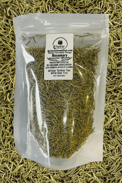 DRE Ritual Essentials Range: Rosemary 50 Grams in Pouch - Dusty Rose Essentials
