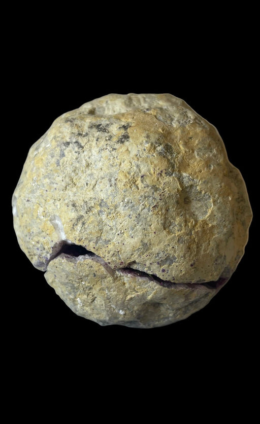 Dyed Pink with Gold Cracked Geode Pair (c) - Dusty Rose Essentials