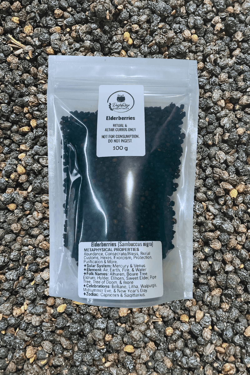 Elderberries 100 Grams - Dusty Rose Essentials