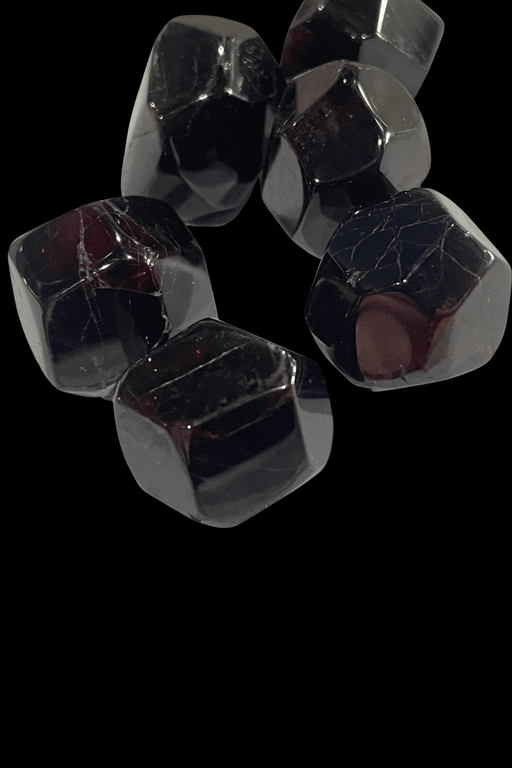 Faceted Garnet Crystal - Dusty Rose Essentials