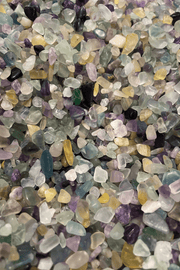 Fluorite Crystal Chips - Dusty Rose Essentials