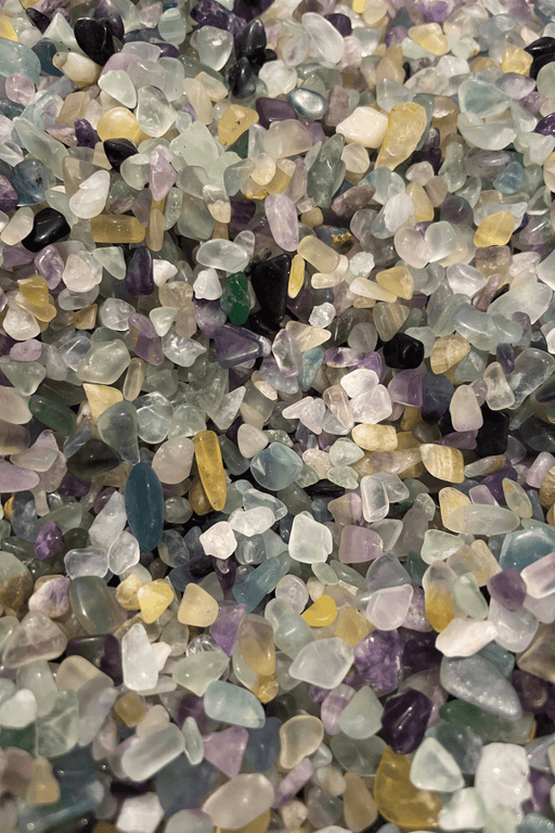 Fluorite Crystal Chips - Dusty Rose Essentials