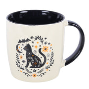 Frightful Folk Cat Mug PRE - ORDER - Dusty Rose Essentials