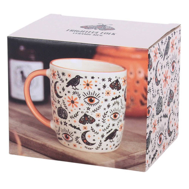 Frightful Folk Print Mug PRE - ORDER - Dusty Rose Essentials