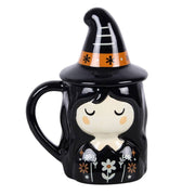 Frightful Folk Witch Mug With Lid PRE-ORDER - Dusty Rose Essentials