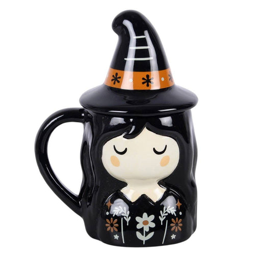 Frightful Folk Witch Mug With Lid PRE-ORDER - Dusty Rose Essentials