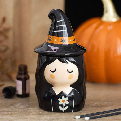 Frightful Folk Witch Oil Burner - Dusty Rose Essentials