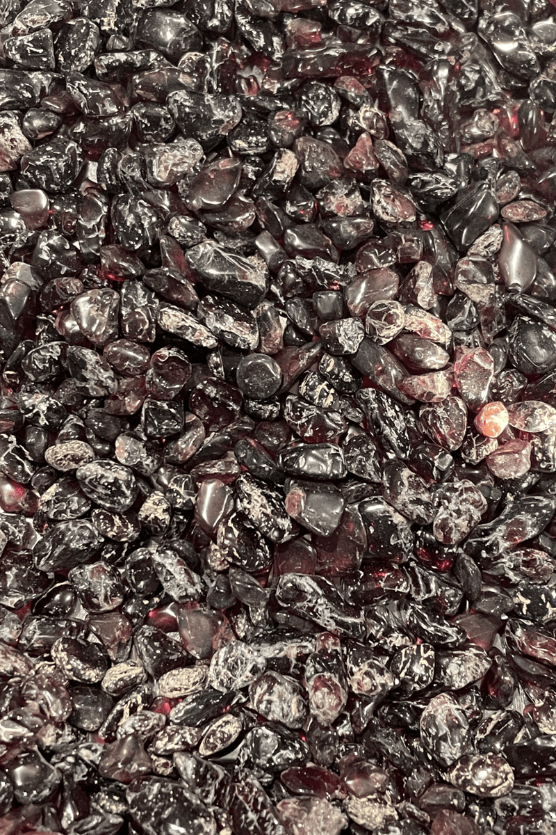 Garnet Crystal Chips - Dusty Rose Essentials