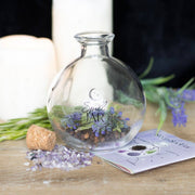 Glass Spell Jar with Recipe Booklet PRE-ORDER - Dusty Rose Essentials