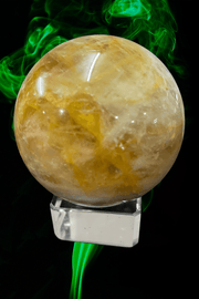 Golden Healer Sphere ≈397 Grams - Dusty Rose Essentials