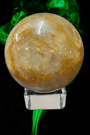 Golden Healer Sphere ≈397 Grams - Dusty Rose Essentials