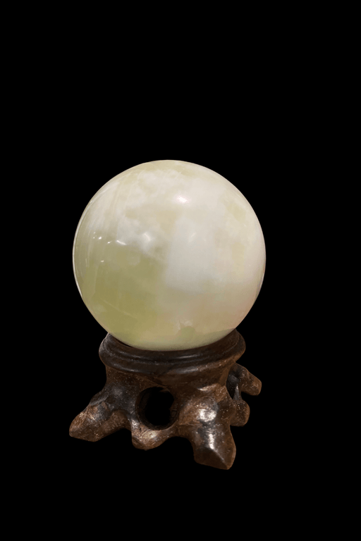 Green Onyx Sphere 160 - 180 grams - Dusty Rose Essentials