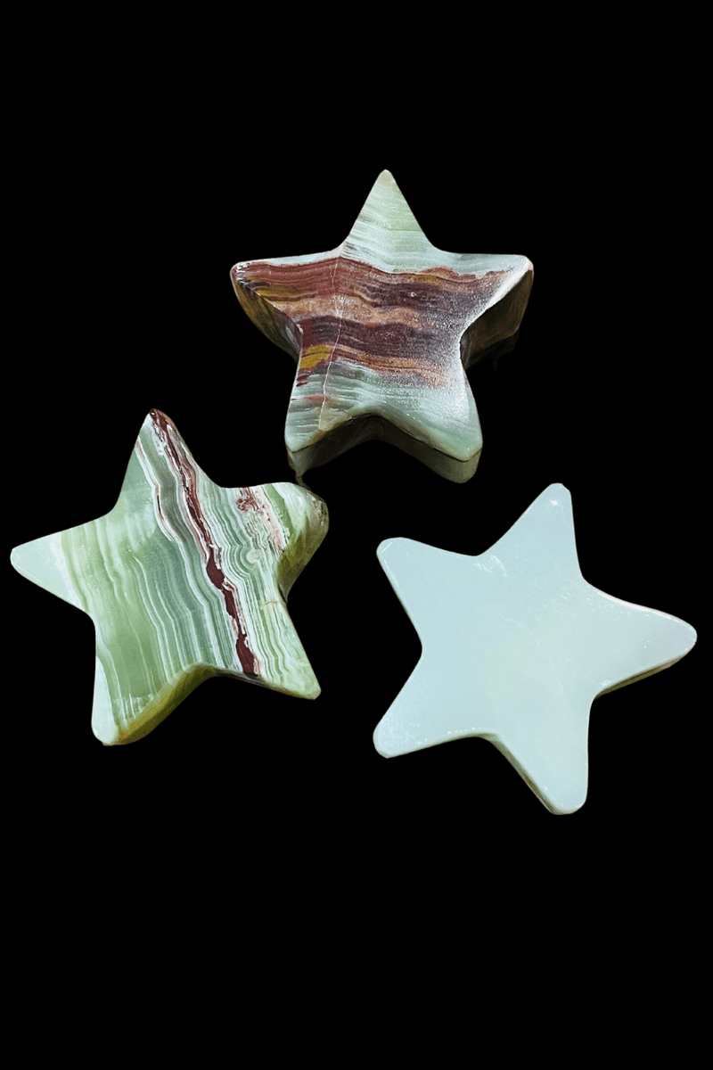 Green Onyx Star - Dusty Rose Essentials