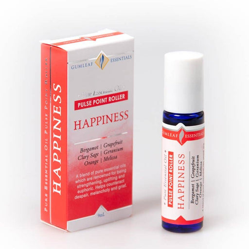 Happiness Pulse Essential Oil Point Roller 9ml - Dusty Rose Essentials