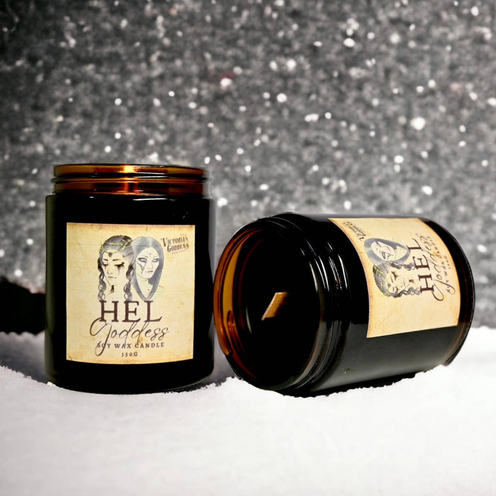 Hel Goddess Candle 150g ~ Victorian Goddess - Dusty Rose Essentials