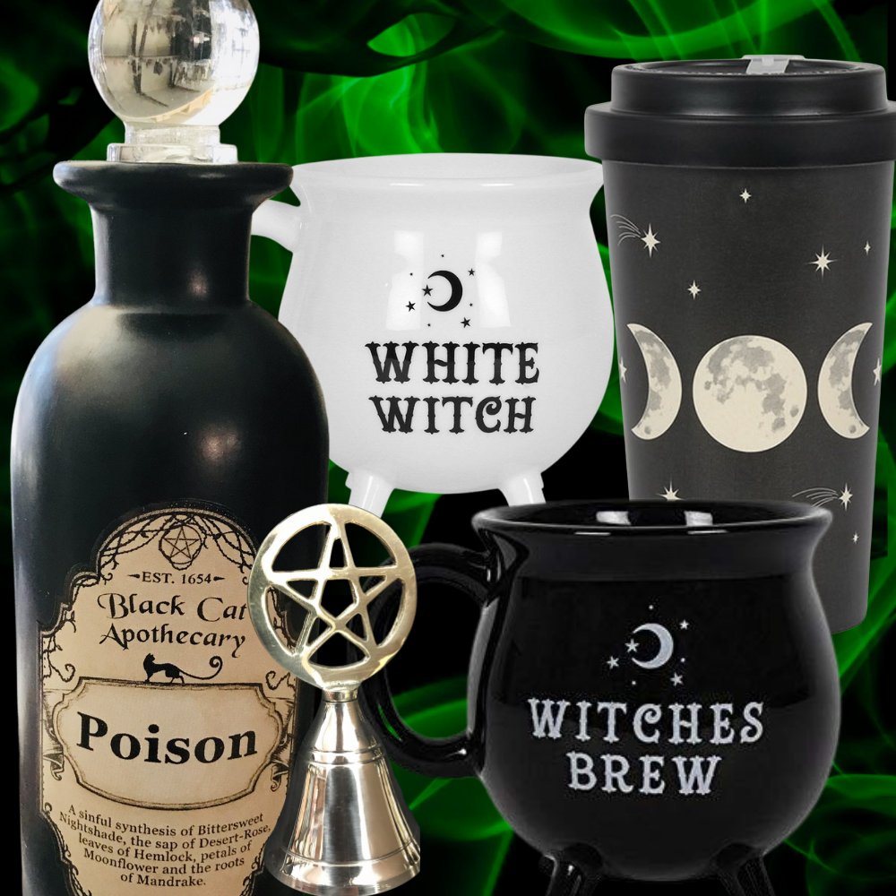 Witches Aesthetic, Gothic Homewares. Witches Brew, Halloween Homewares, Witches Homewares at Dusty Rose Essentials
