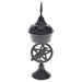 INCENSE BURNER - Metal Raven Pentacle - Dusty Rose Essentials