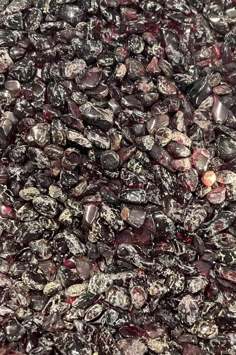 Garnet Crystal Chips
